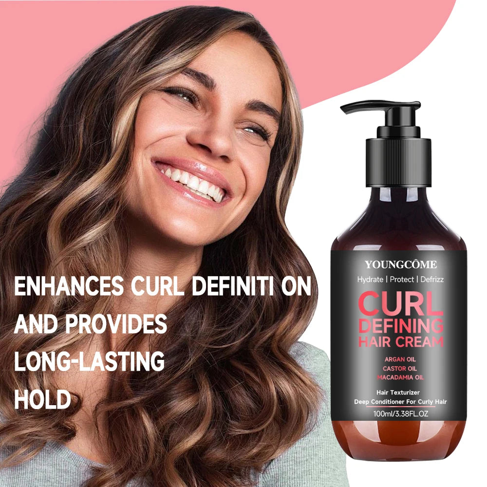 Hair Sculpting Mousse for Defined Frizz-Free Curls - 1