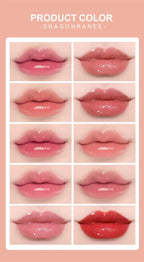 10-Piece Waterproof Moisturizing Lip Gloss Set
