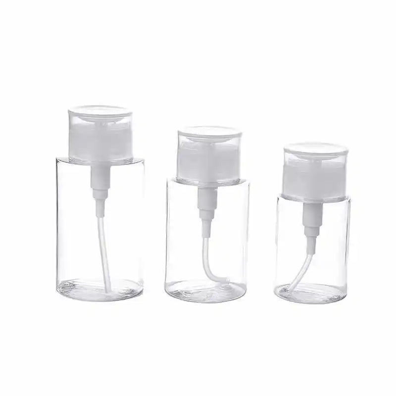 Refillable Press Pump Bottle for Makeup Remover and Toner