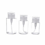 Refillable Press Pump Bottle for Makeup Remover and Toner