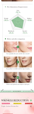 3-Piece Anti-Aging Facial Serum Set for Radiant Skin