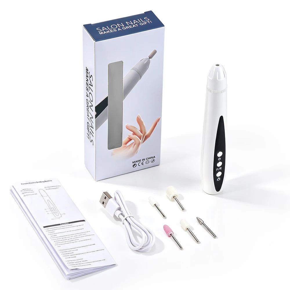 2-in-1 Cordless Electric Nail Drill and UV Gel Dryer