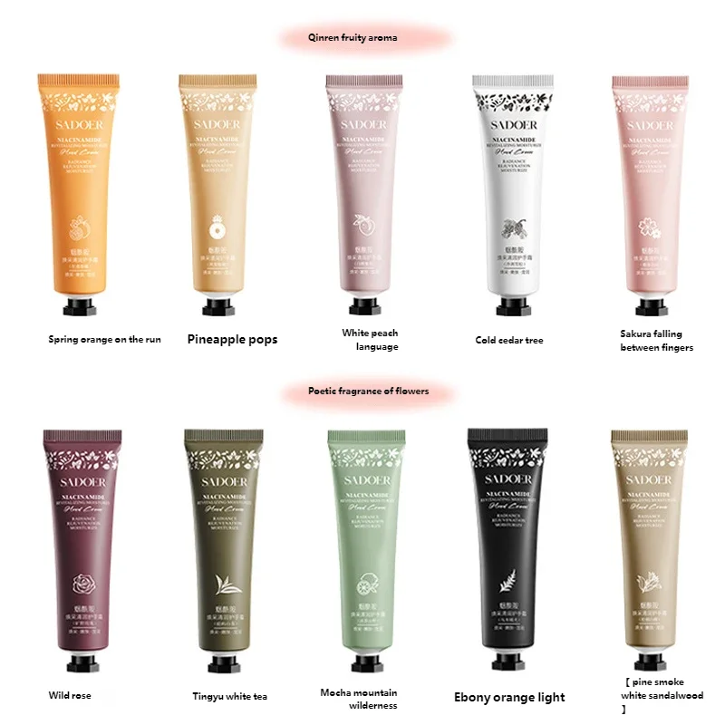 10-Piece Floral and Fruity Moisturizing Hand Cream Set