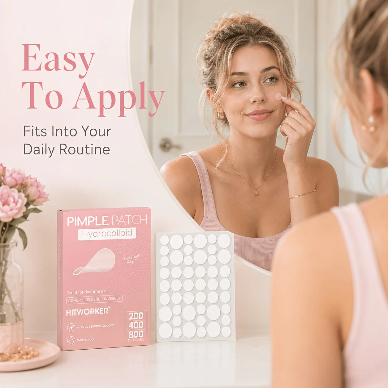 Invisible Hydrocolloid Acne Patch Set - 6