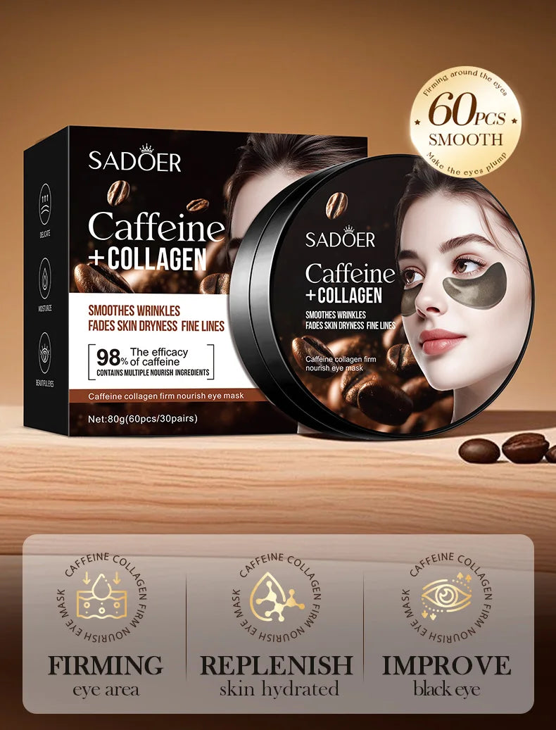 Caffeine Collagen Eye Patches for Anti-Aging and Puffiness - 7