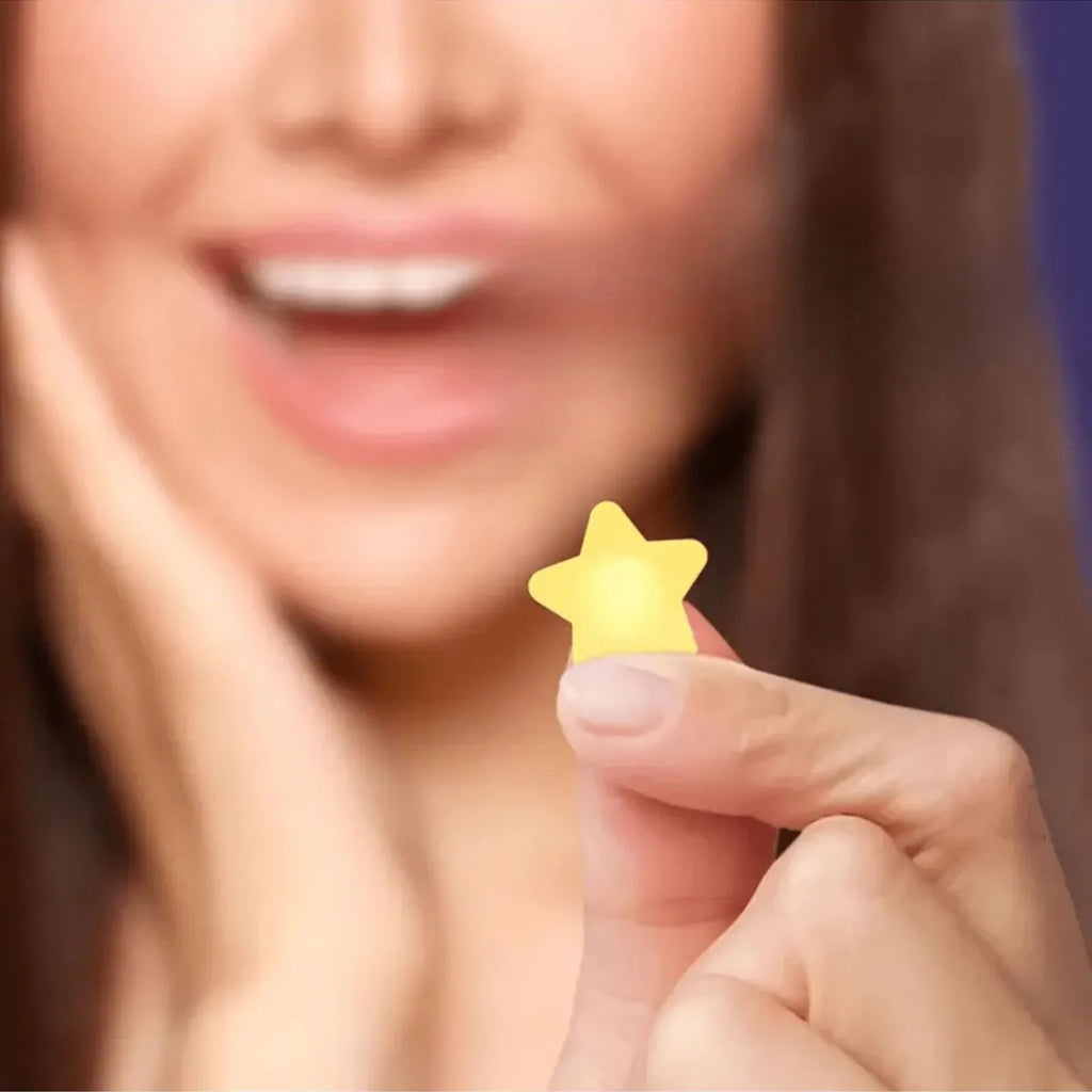 Star Shaped Hydrocolloid Acne Patches for Blemishes