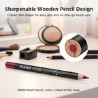 12-Piece Waterproof Long-Lasting Lip Liner Pencil Set
