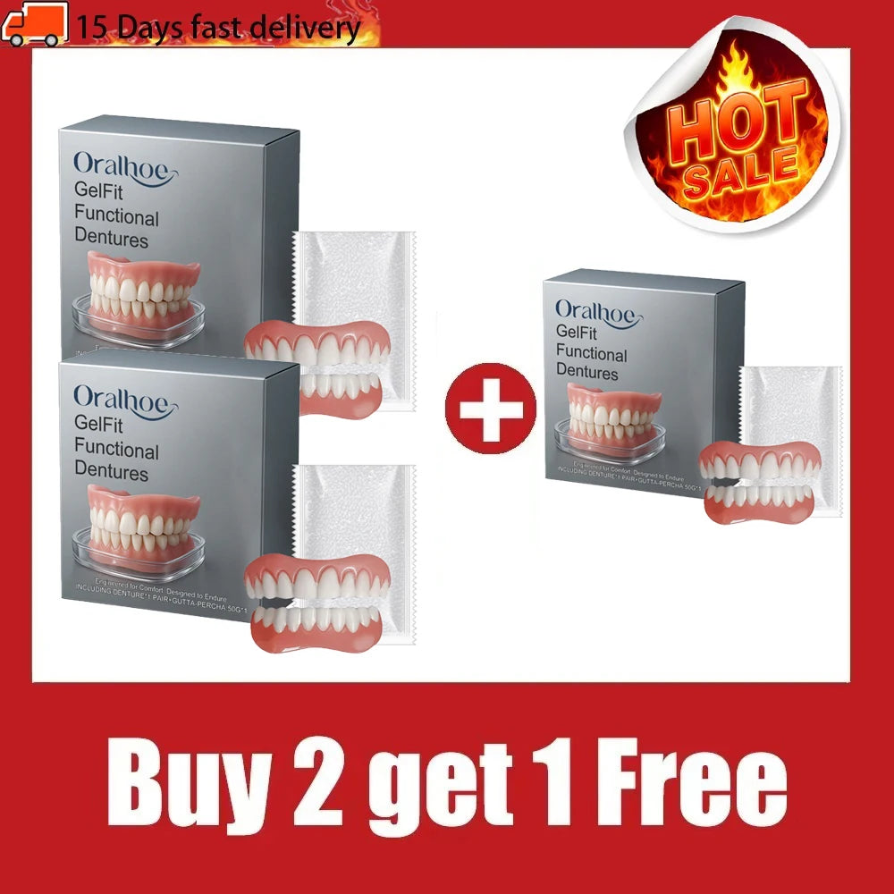 Comfortable Temporary Denture Smile Kit - 8