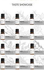 Pure Organic Plant Essential Oil Set for Aromatherapy and Diffusers