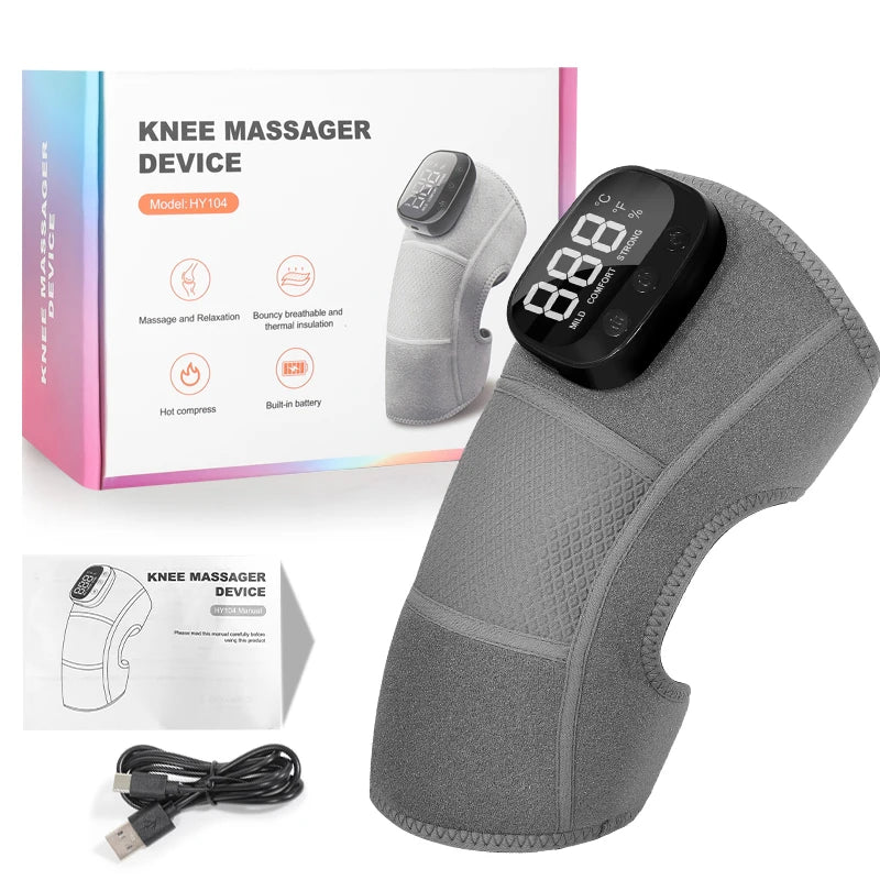3-in-1 Cordless Heated Vibration Knee Massager