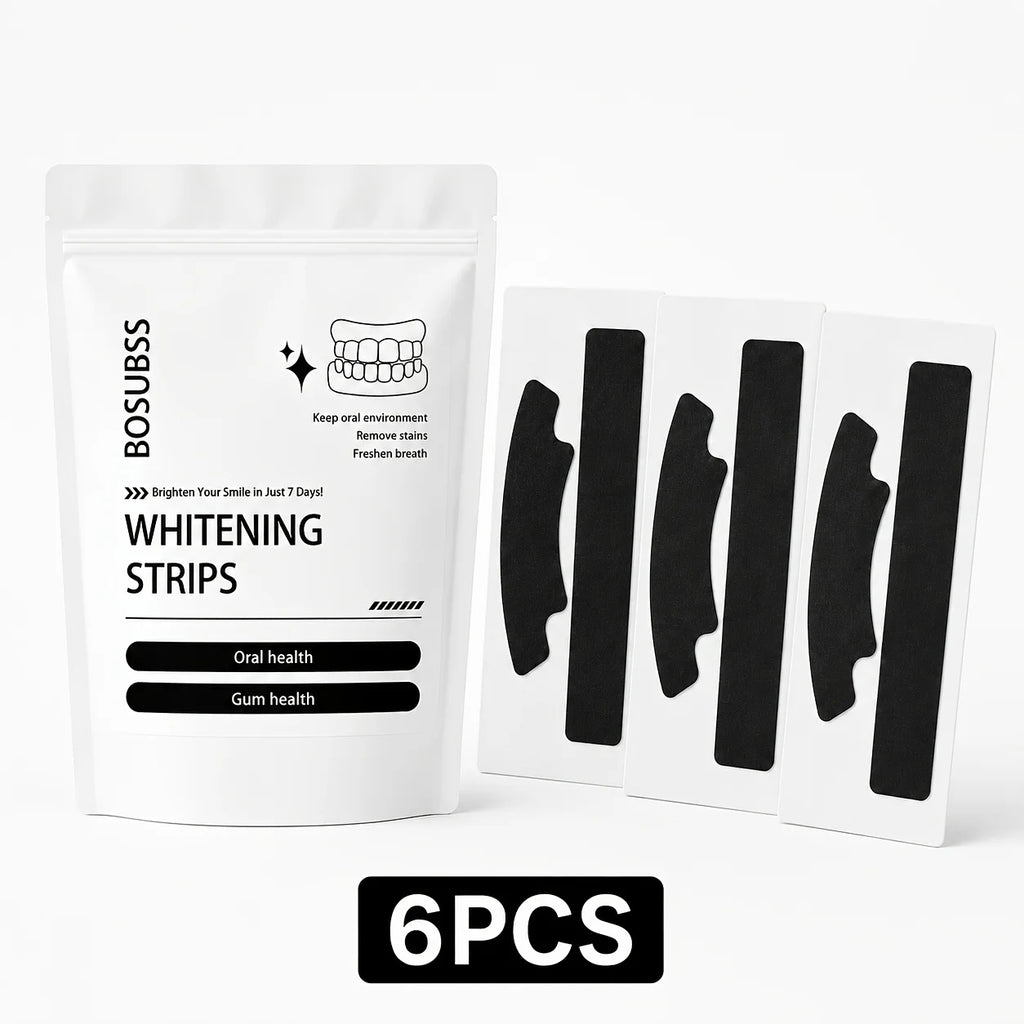 Black Teeth Whitening Strips for Radiant Smile