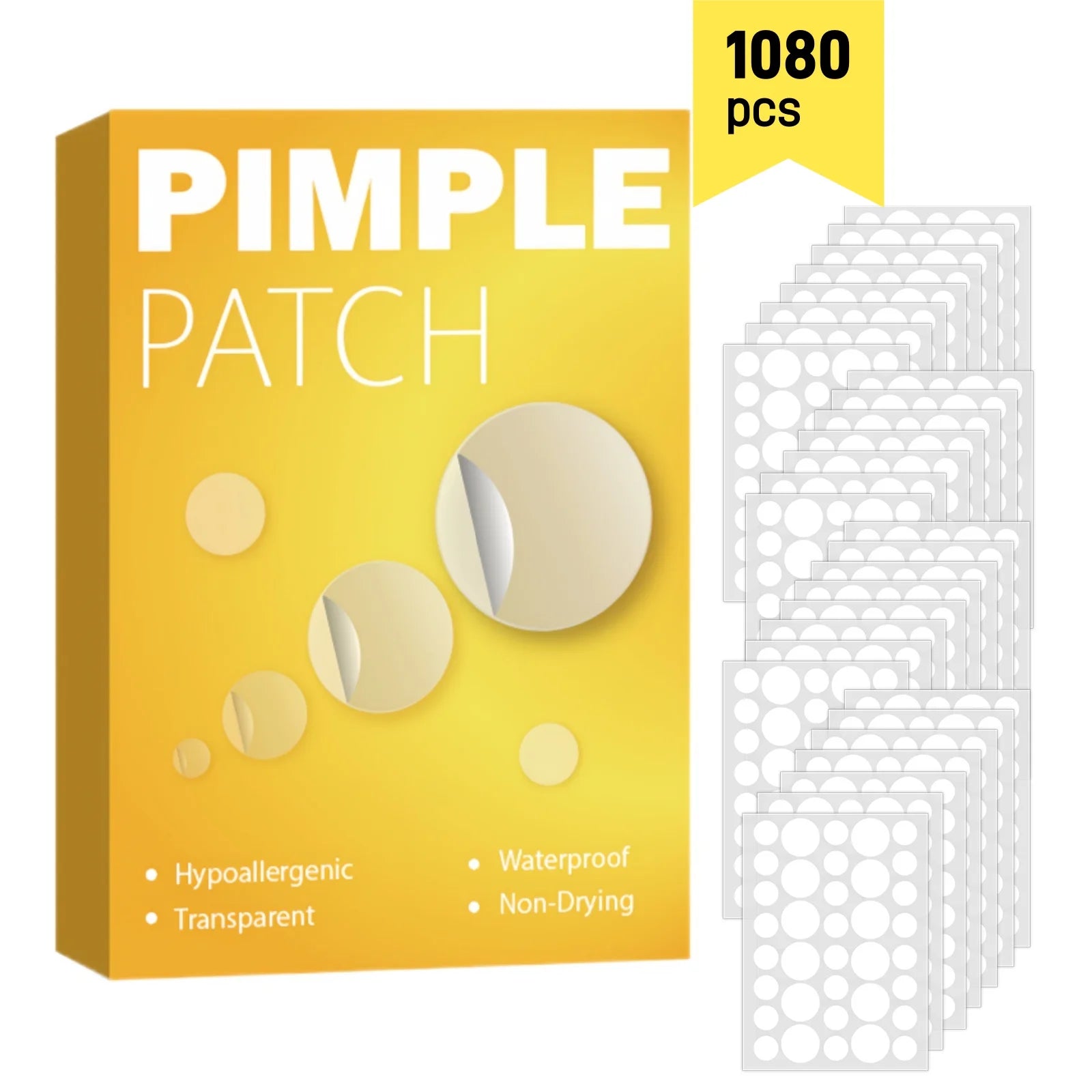 Invisible Hydrocolloid Acne Patches for Fast Blemish Healing - 6