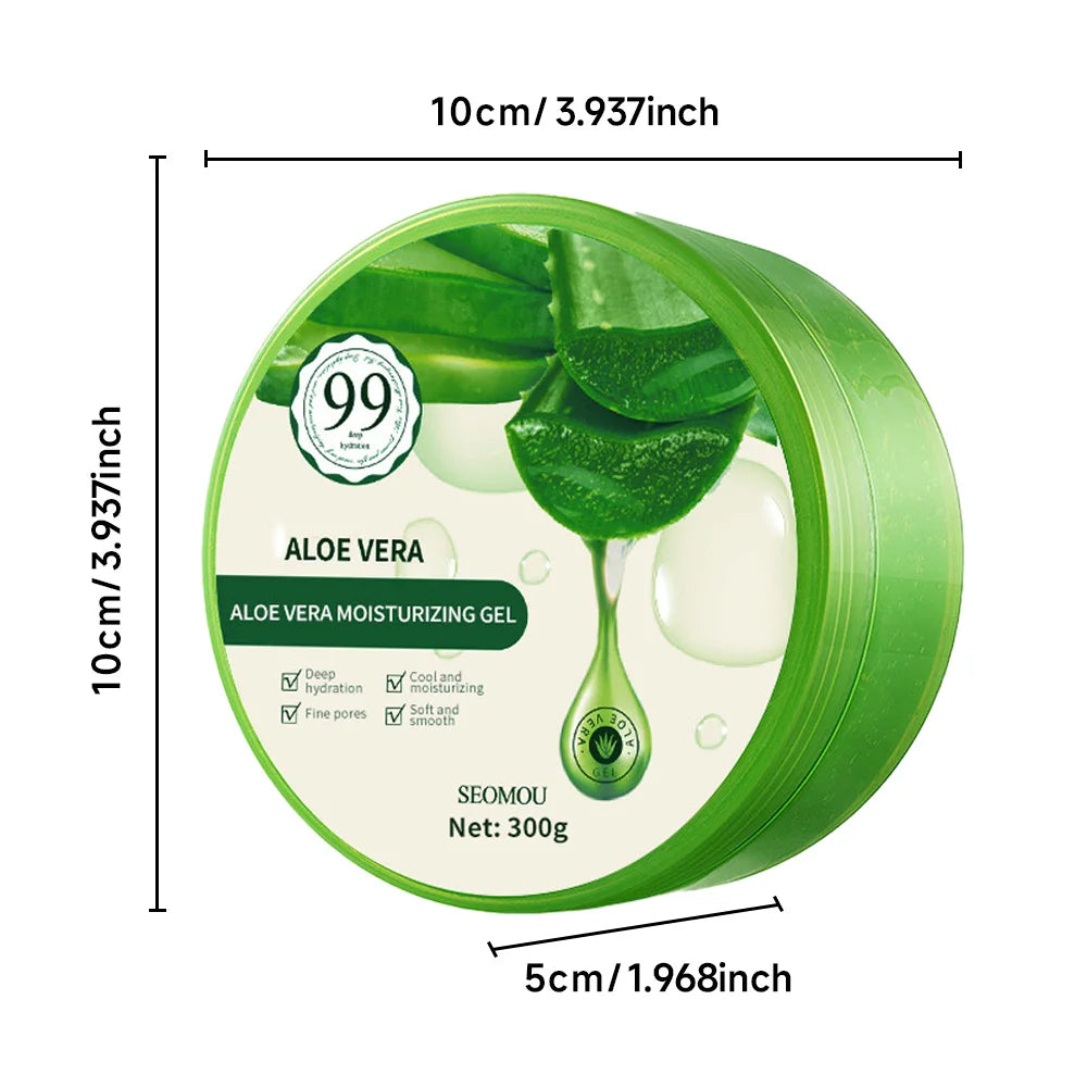 99% Natural Aloe Vera Soothing Gel for Face and Body - 2