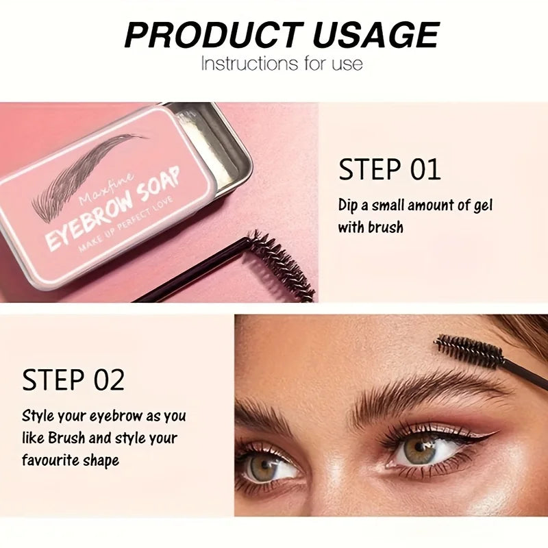 Waterproof Transparent Eyebrow Styling Soap Set