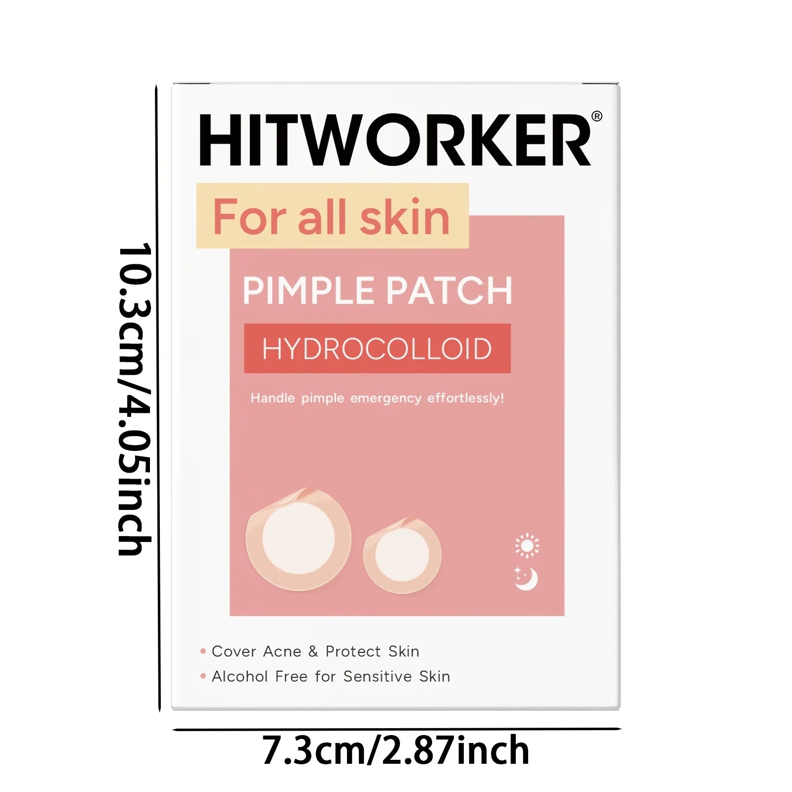 Invisible Hydrocolloid Acne Patch Set for Fast Healing - 6