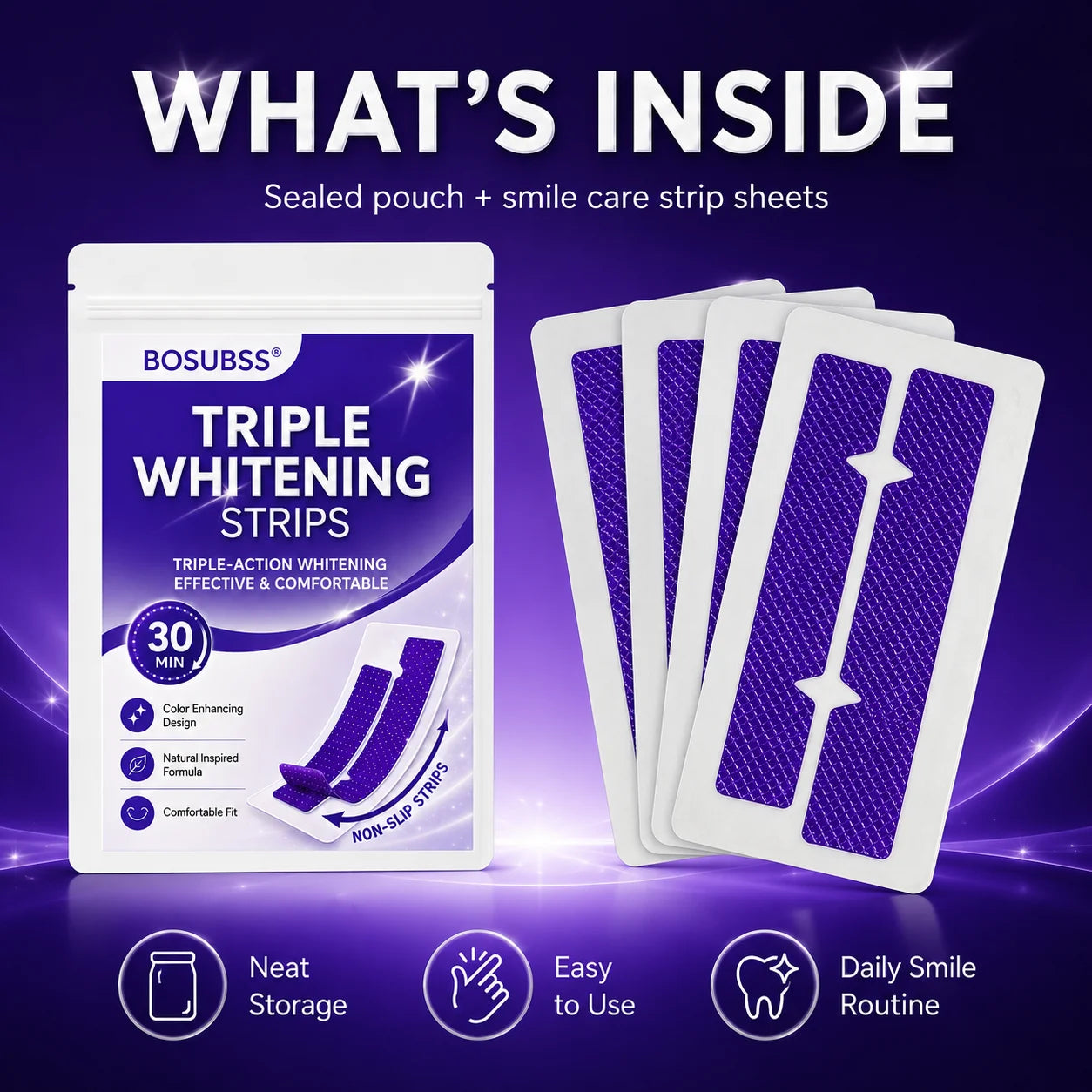 Professional At-Home Teeth Whitening Strips