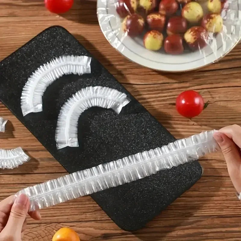 Elastic Disposable Food Covers for Kitchen Storage - 13