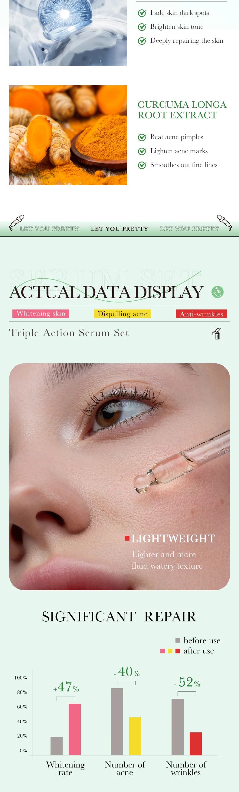 3-Piece Anti-Aging Facial Serum Set for Radiant Skin