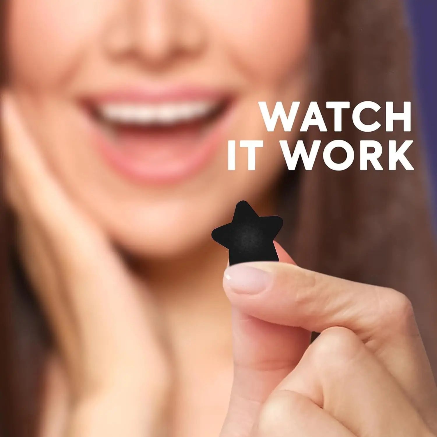 Star-Shaped Hydrocolloid Acne Patches for Fast Blemish Healing