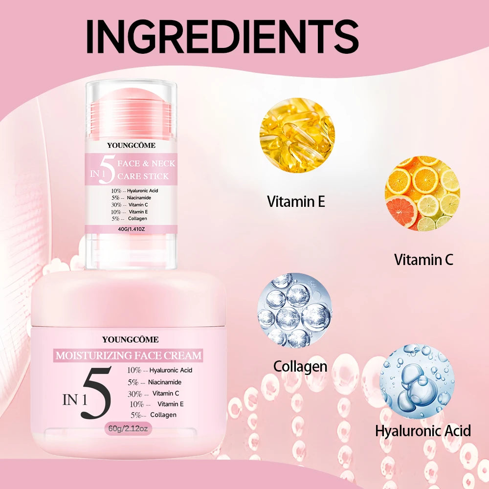 Hydrating Face and Neck Skincare Set - 3