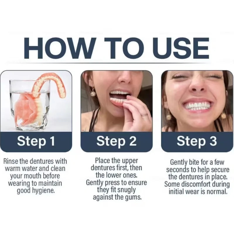 Comfortable Temporary Denture Smile Kit