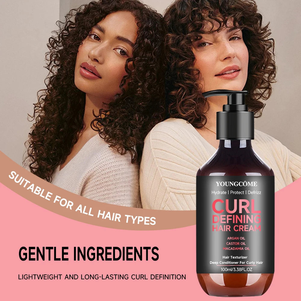 Hair Sculpting Mousse for Defined Frizz-Free Curls - 2