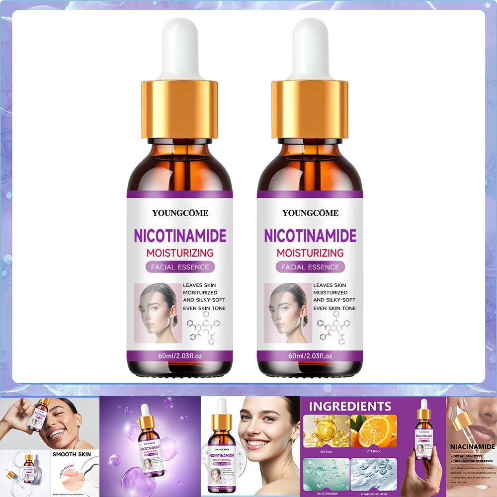 24K Gold Niacinamide Brightening Face Serum for Dark Spots