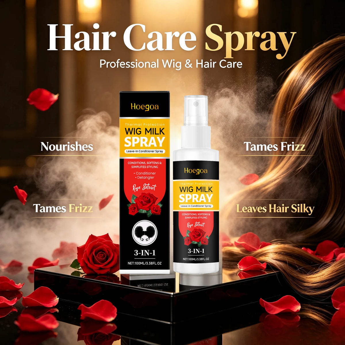 3-in-1 Leave-In Wig Conditioning Spray