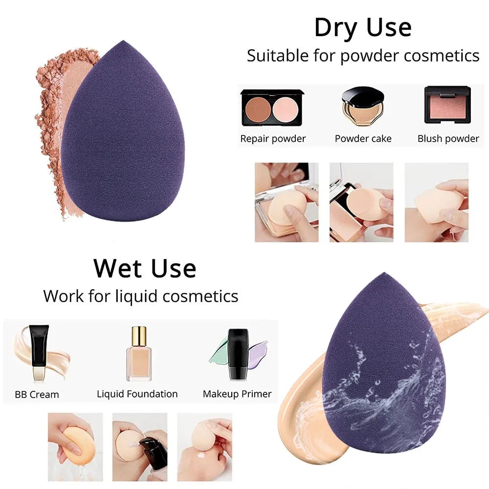 Soft Makeup Beauty Blending Sponges for Flawless Foundation - 8