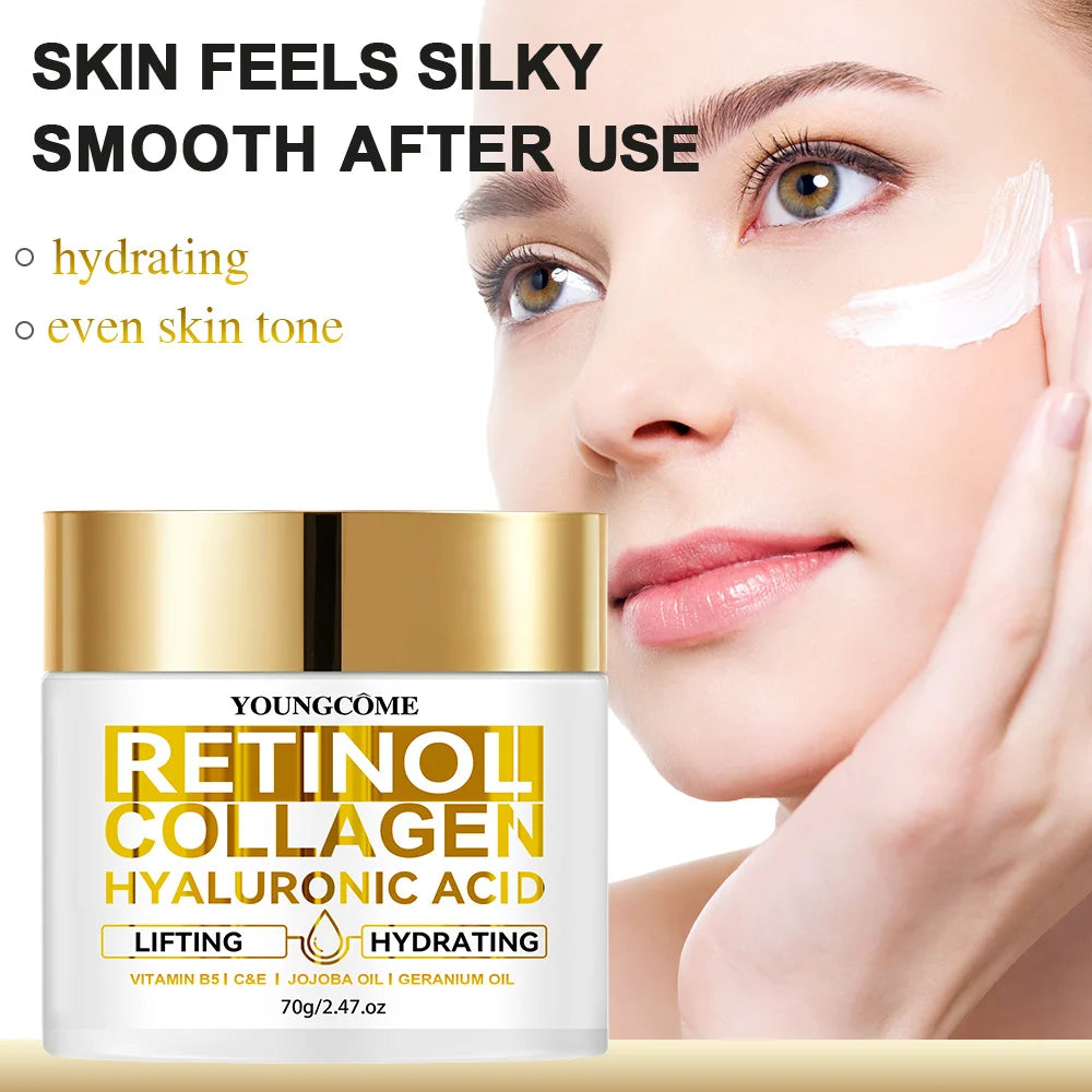 Anti-Aging Retinol Collagen Moisturizing Face Cream - 1
