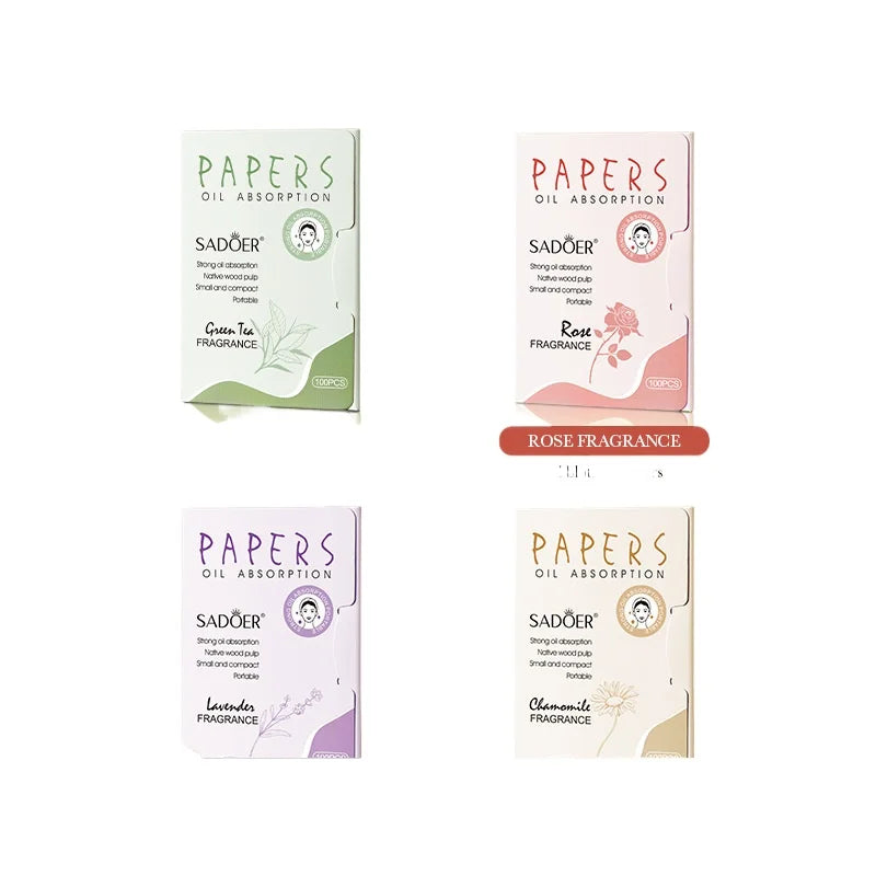 Oil-Absorbing Face Blotting Sheets for Oily Skin