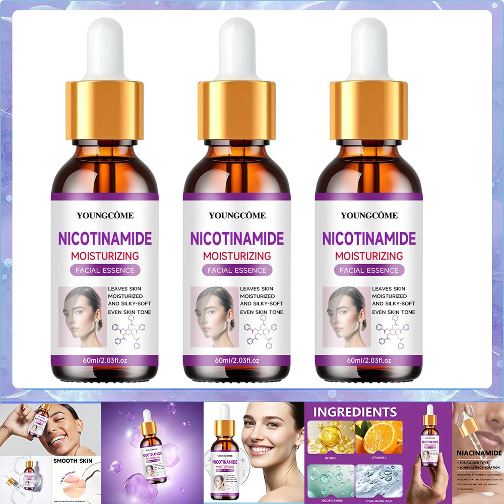 24K Gold Niacinamide Brightening Face Serum for Dark Spots