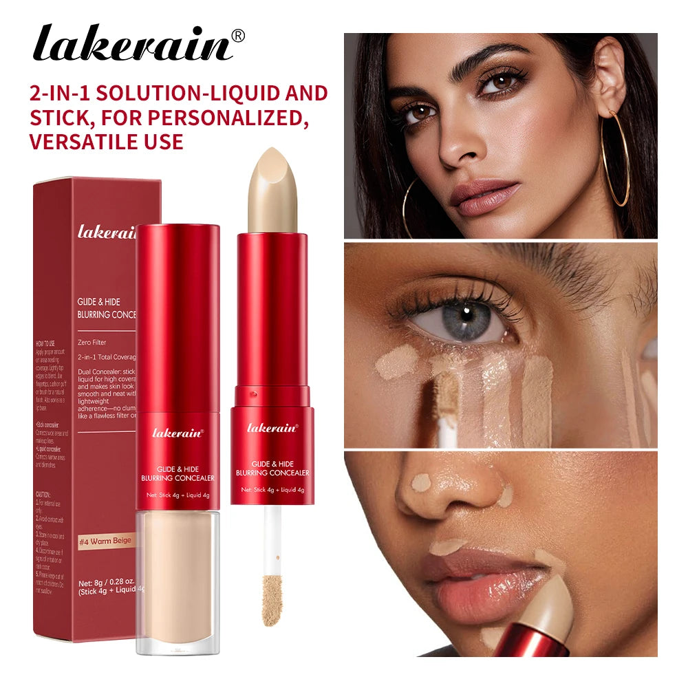 2-in-1 Full Coverage Blurring Concealer and Foundation - 1
