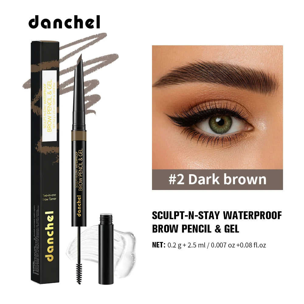2-in-1 Waterproof Brow Pencil and Sculpting Gel - 19