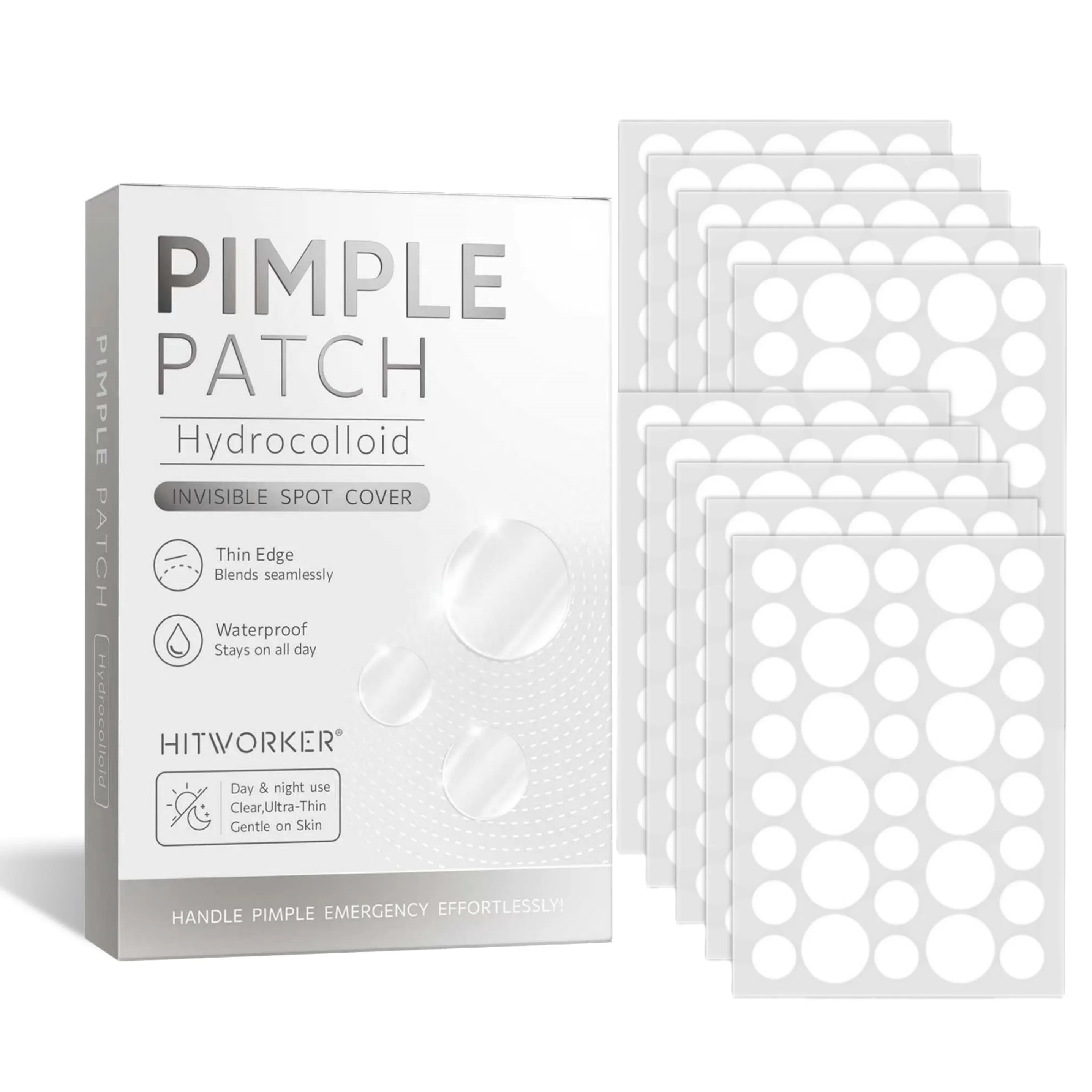 Invisible Hydrocolloid Acne Pimple Patches