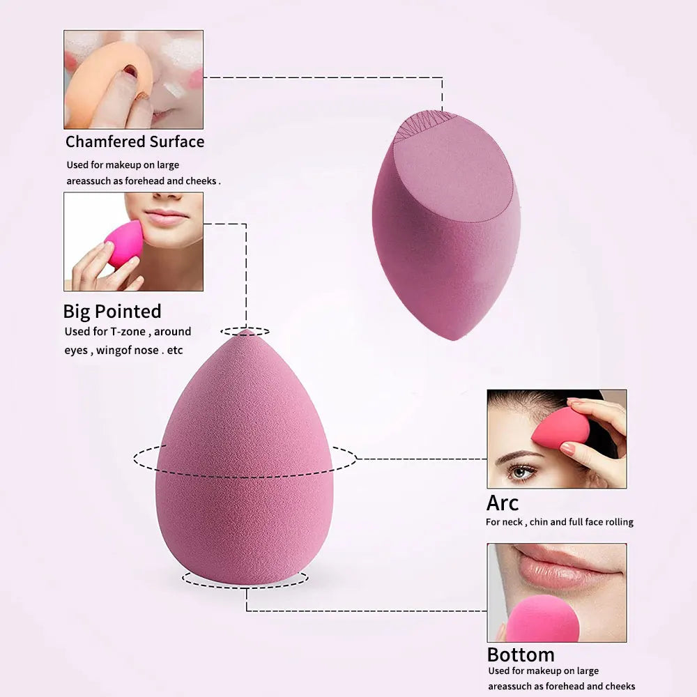Soft Makeup Beauty Blending Sponges for Flawless Foundation - 6