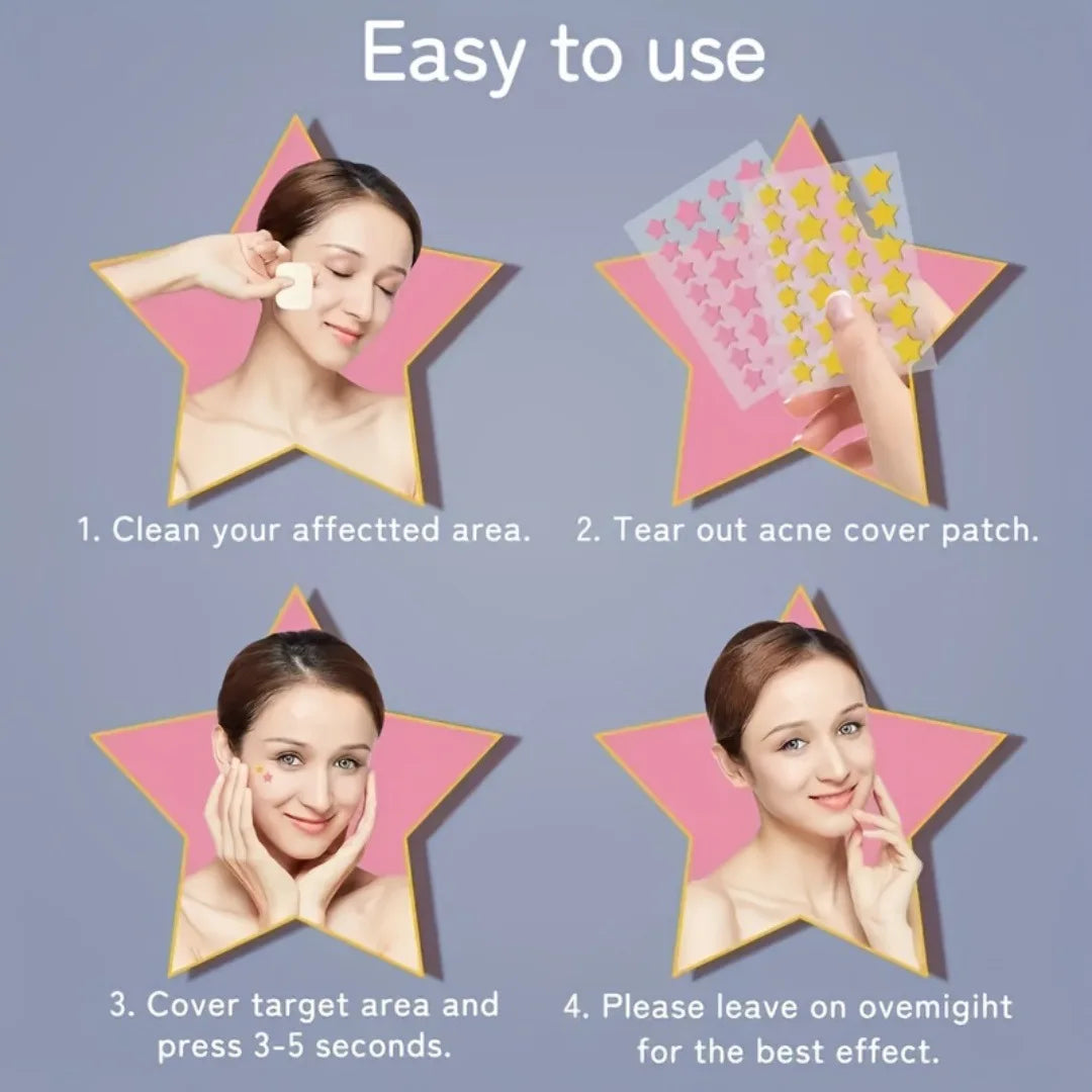 Star-Shaped Pimple Patches for Acne Spot Treatment - 5