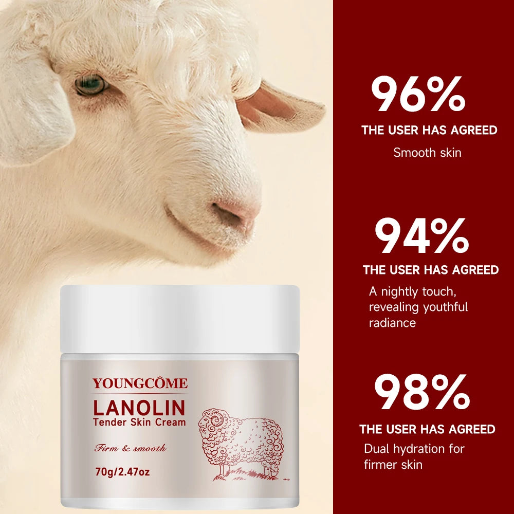 Pure Lanolin Moisturizing Cream for Dry and Sensitive Skin