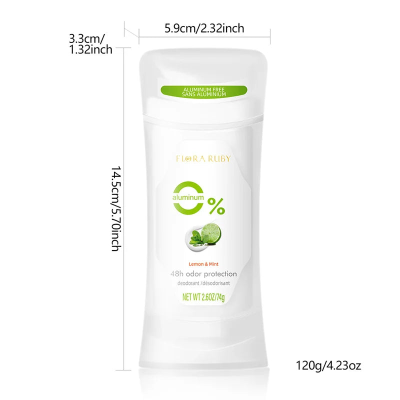 3-Pack Aluminum-Free Natural Deodorant Sticks