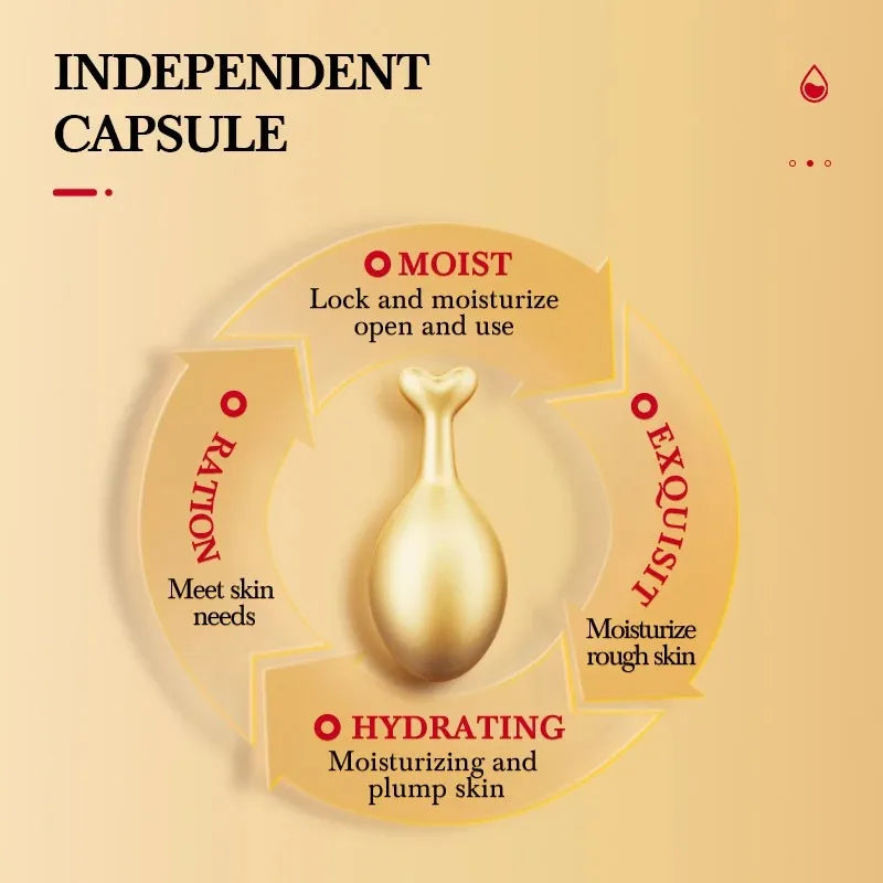 Anti-Wrinkle Placenta Facial Serum Capsules - 4