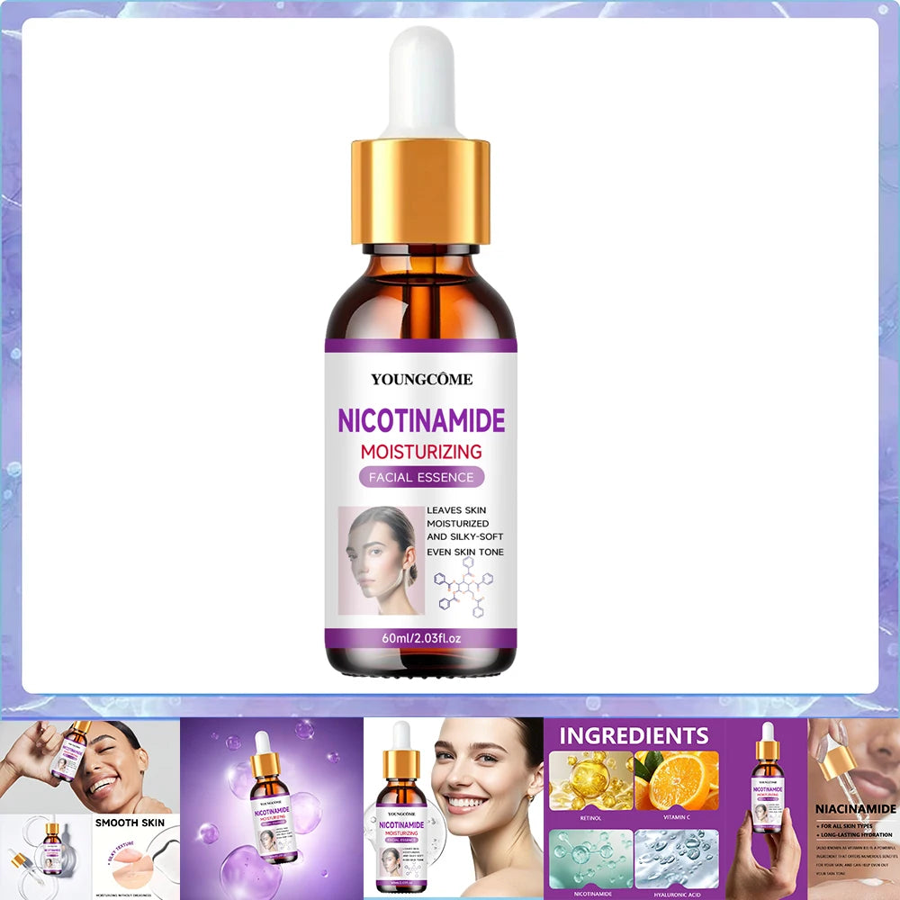 24K Gold Niacinamide Brightening Face Serum for Dark Spots