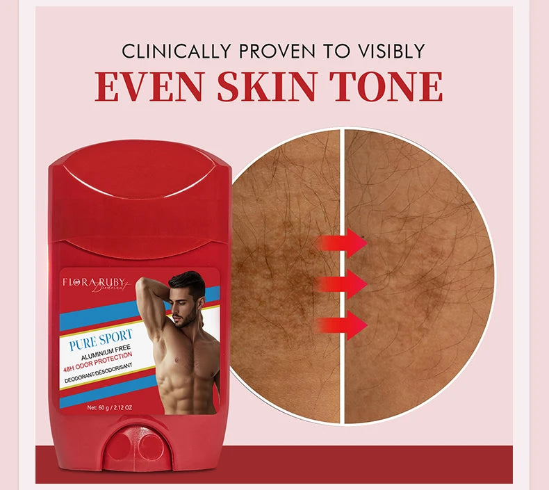 Long-Lasting Aluminum-Free Deodorant Stick for Men