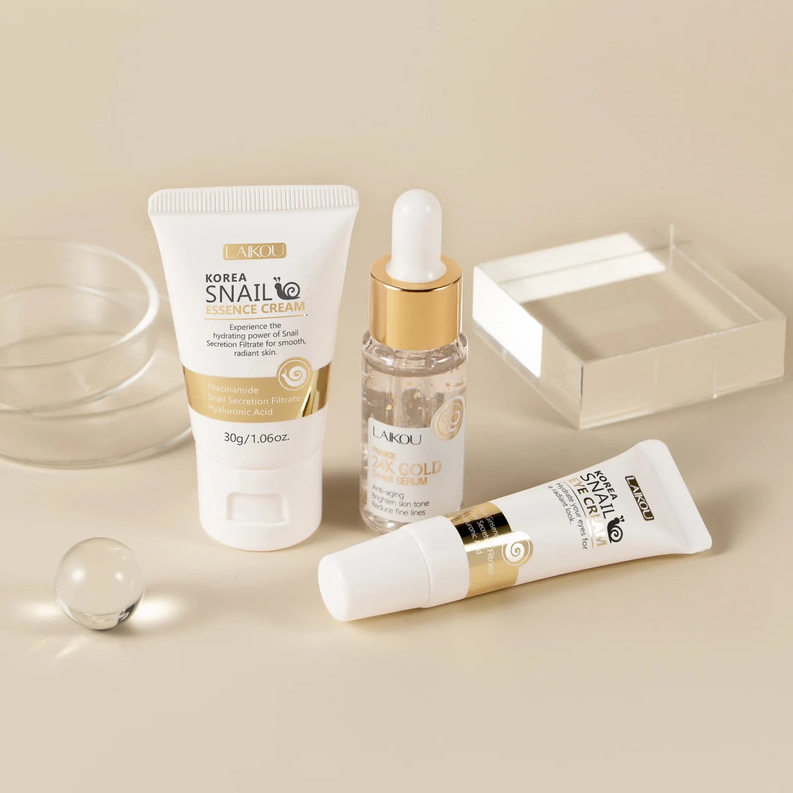 Snail Mucin Anti-Aging Skin Care Set - 5