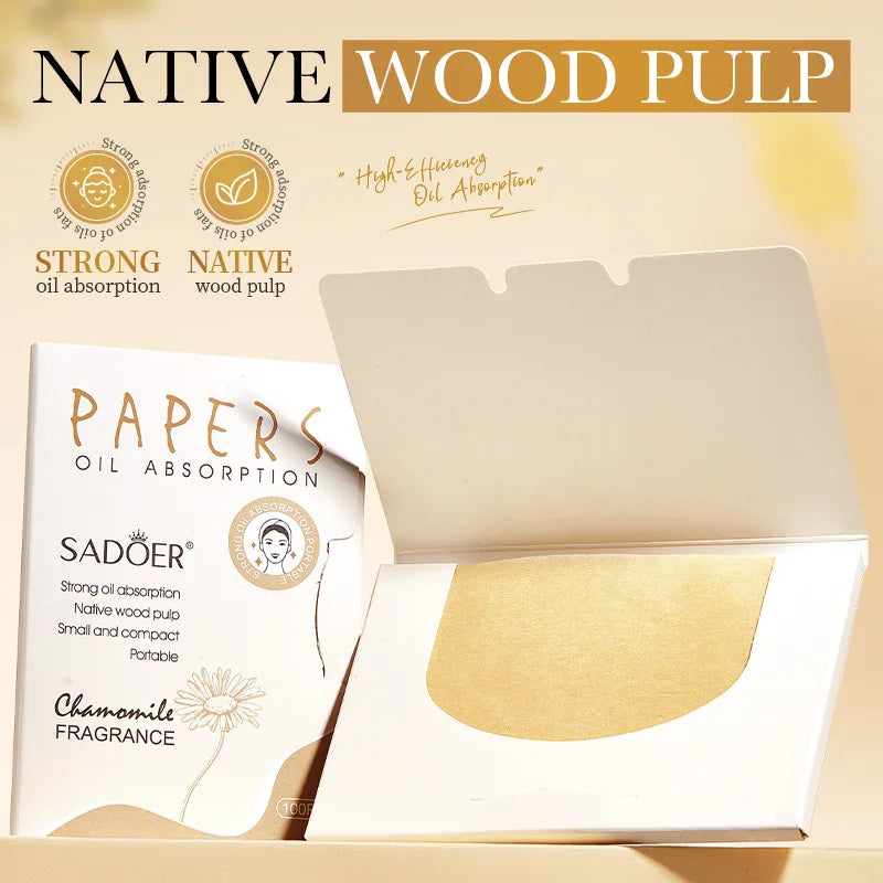 Oil-Absorbing Face Blotting Sheets for Oily Skin - 3