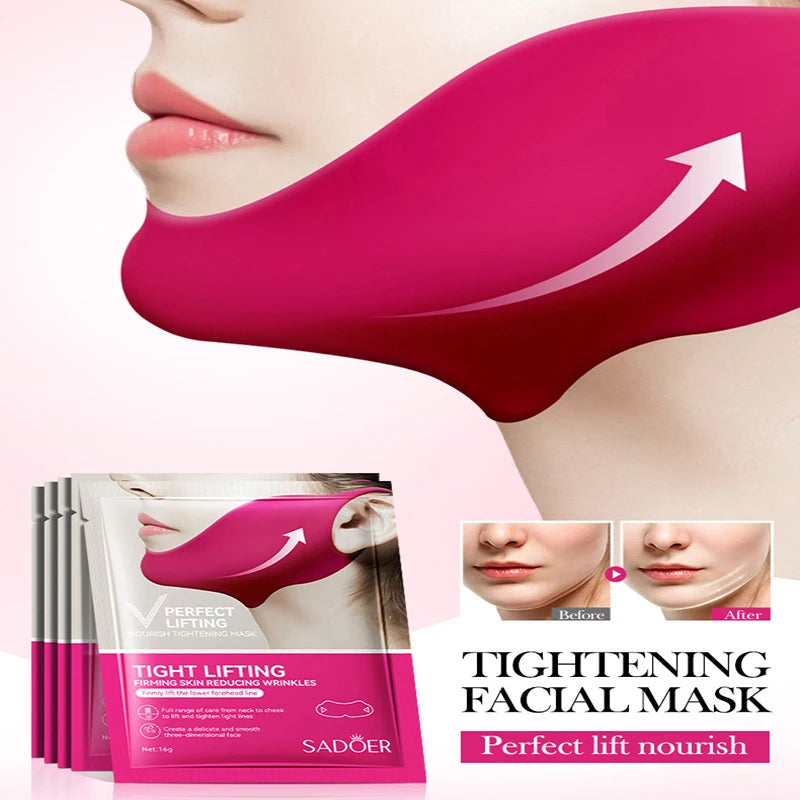 V-Shape Face Lifting Hydrogel Mask for Jawline Firming - 1