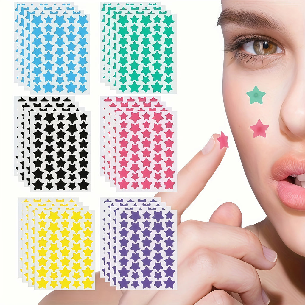 Star-Shaped Hydrocolloid Acne Pimple Patches (240 Count)