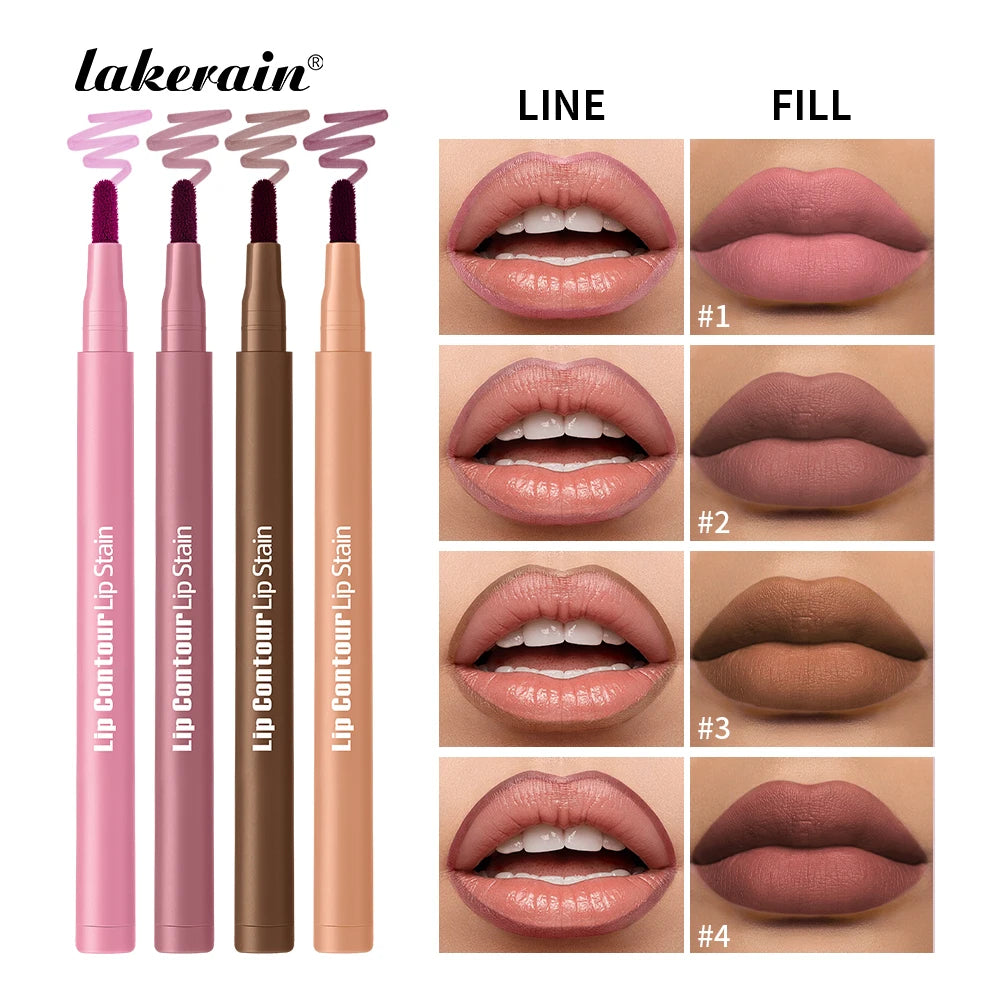 2-in-1 Dual-Sided Long-Lasting Lip Contour & Stain