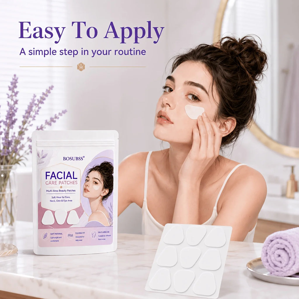 Smoothing Facial Care Patches for Fine Lines