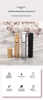 Refillable Portable Perfume Atomizer Spray Bottle