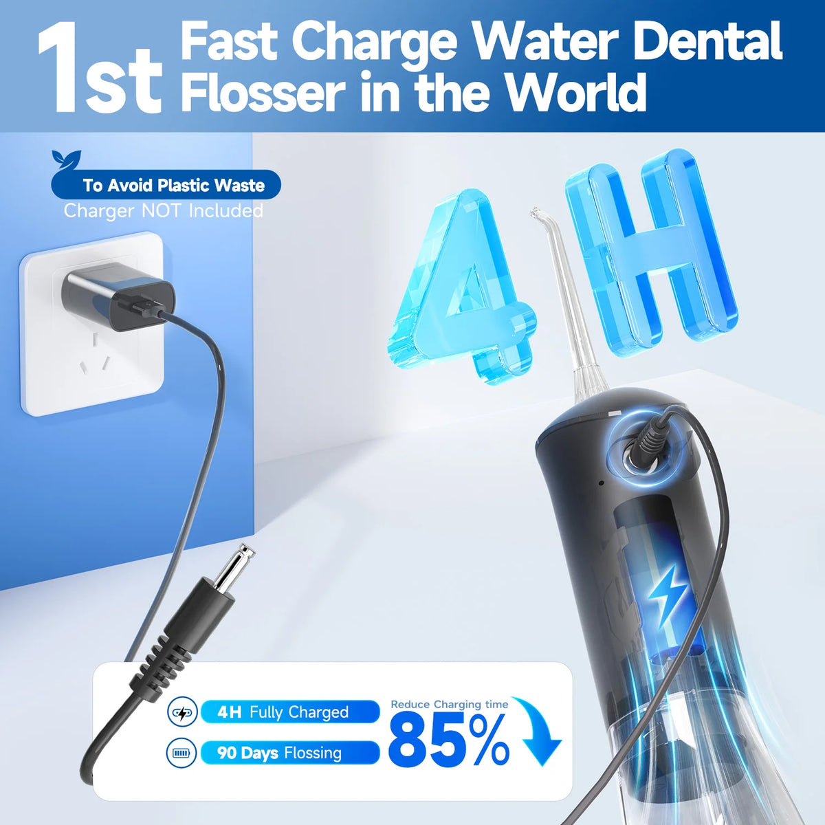2-in-1 Sonic Electric Toothbrush and Water Flosser Oral Care Kit